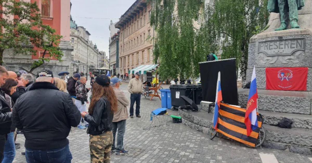 Zmaga brez pozornosti: 9. maj v središču Ljubljane