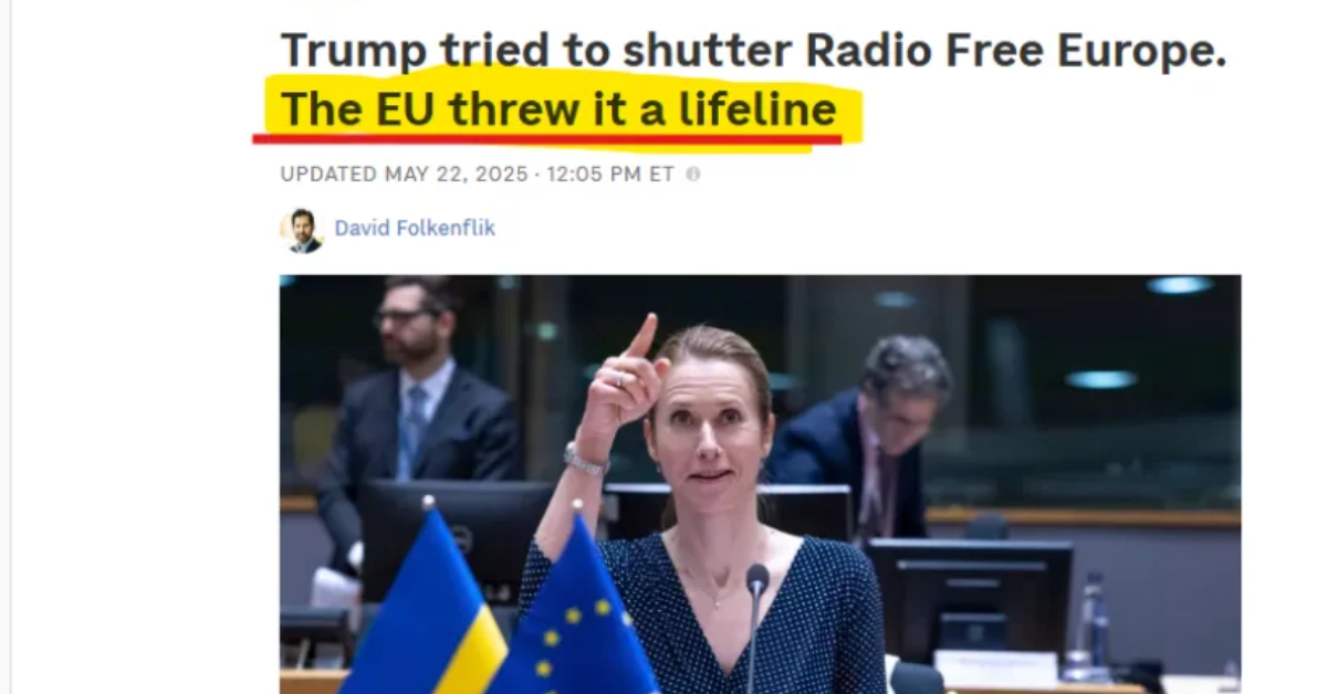 ZATON MEDIJSKE SVOBODE: EU financira medije za podporo lastni propagandi